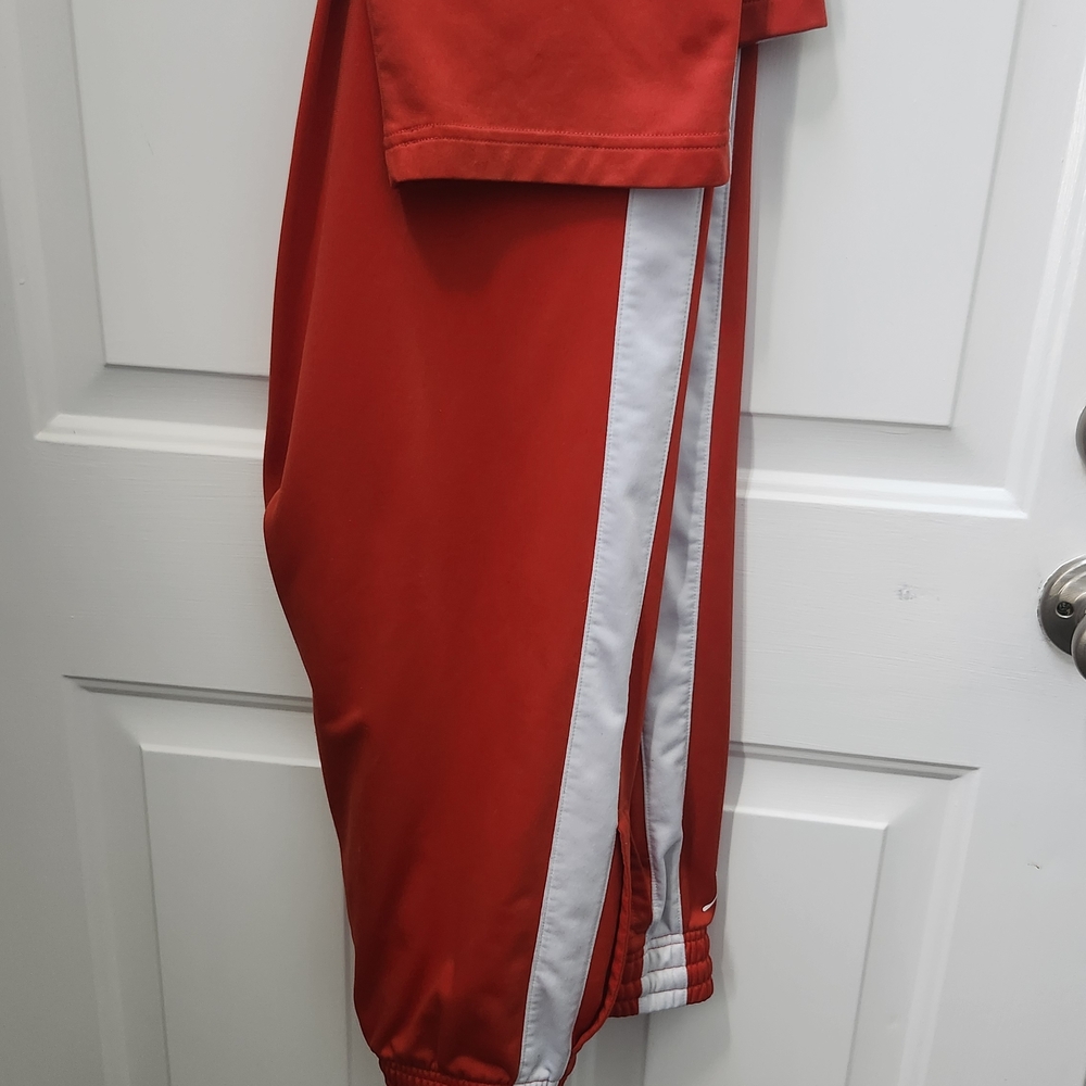 Puma Red and White Sweatpants